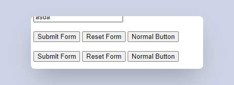 Form Buttons Using Input Tag